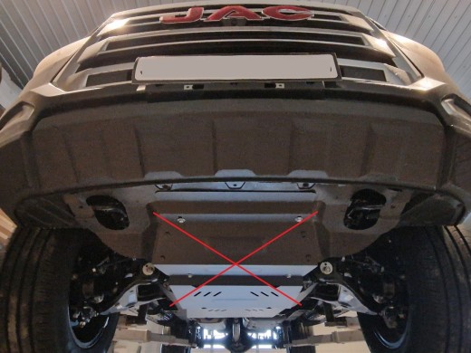 Ocelový kryt převodovky Jac T8 (2018-2025)Jac T8