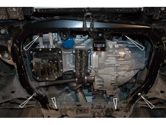 Ocelový kryt motoru Kia Ceed (2007-2011)Kia C eed