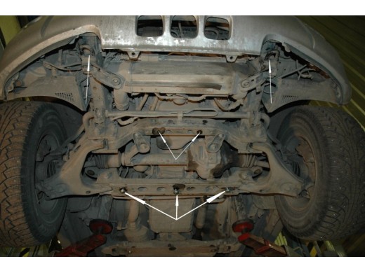 Ocelový kryt motoru Kia Sorento (2006-2009)Kia Sorento