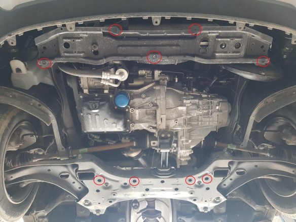 Ocelový kryt motoru Kia Stonic (2017-2025)Kia Stonic