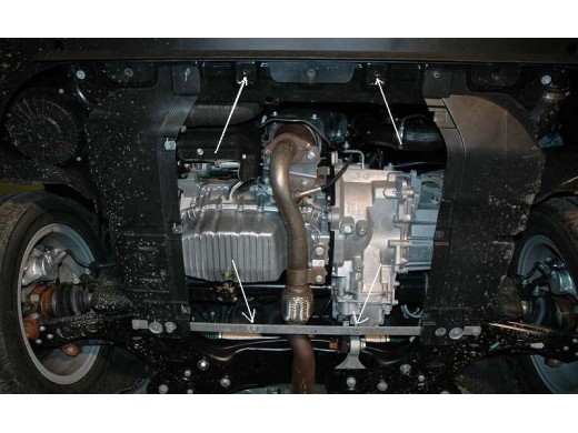 Ocelový kryt motoru Lancia Delta 3 (2008-2014)Lancia Delta 3