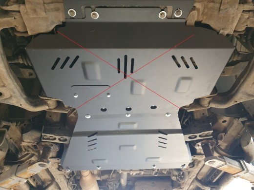 Ocelový kryt převodovky a reduktoru Mercedes X-Class (2017-2020)Mercedes X-Classe