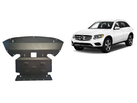 Ocelový kryt motoru Mercedes GLC X253 (2015-2022)Mercedes GLC