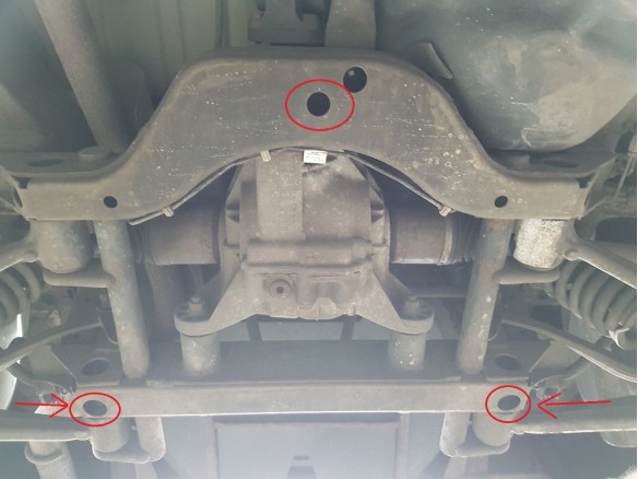 Ocelový kryt diferenciálu Mercedes ML W163 (1998-2005)Mercedes ML