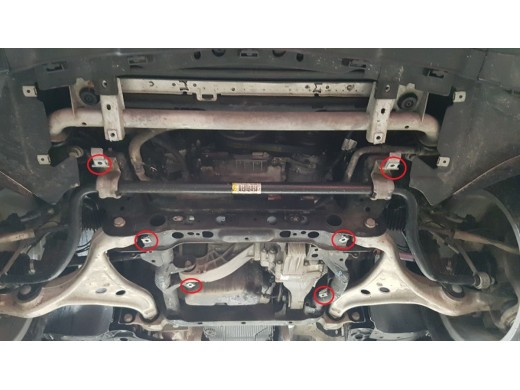 Ocelový kryt motoru Mercedes ML W166 (2011-2019)Mercedes ML