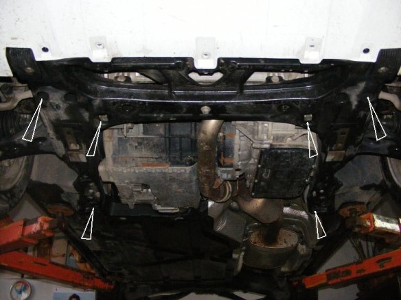 Ocelový kryt motoru Mercedes A-Class (2004-2012)Mercedes A-Classe