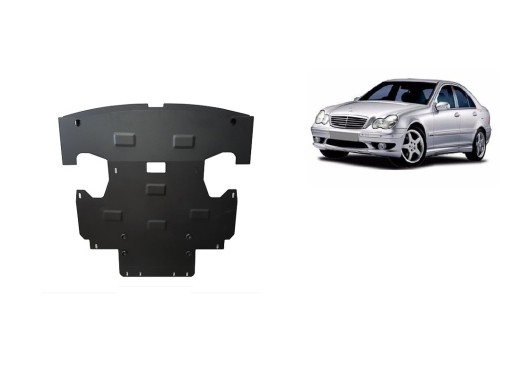 Ocelový kryt motoru Mercedes C-Classe (2000-2007)Mercedes C-Classe