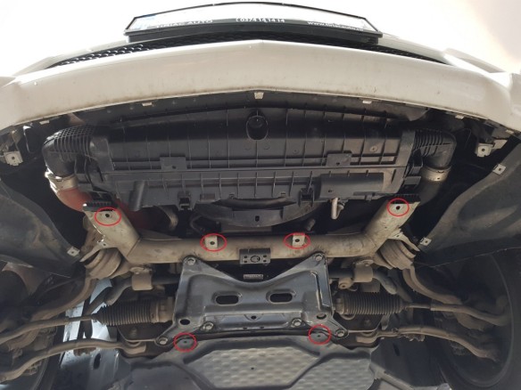 Ocelový kryt motoru Mercedes E-Classe W212 (2009-2016)Mercedes E-Classe