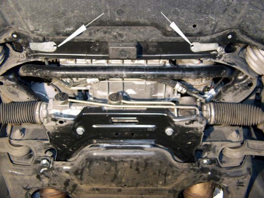 Ocelový kryt motoru Mercedes E-Classe W211 (2002-2008)Mercedes E-Classe