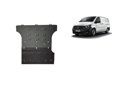 Ocelový kryt motoru Mercedes V-Class W447 2.2 D, 4x2 (2014-2025)