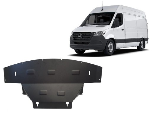 Ocelový kryt motoru Mercedes Sprinter 907 4x4 (2018-2023)Mercedes Sprinter