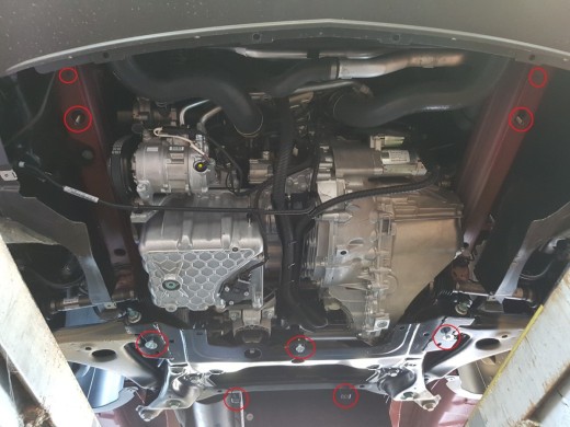 Ocelový kryt motoru Mercedes Sprinter-FWD (2018-2025)Mercedes Sprinter