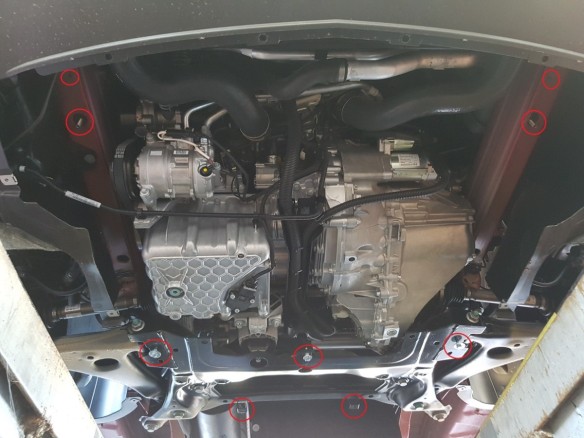 Ocelový kryt motoru Mercedes Sprinter-FWD (2018-2025)Mercedes Sprinter