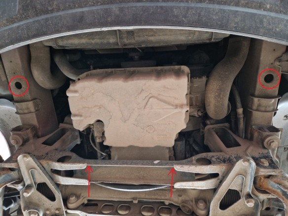 Ocelový kryt motoru Mercedes Sprinter (2006-2018)Mercedes Sprinter