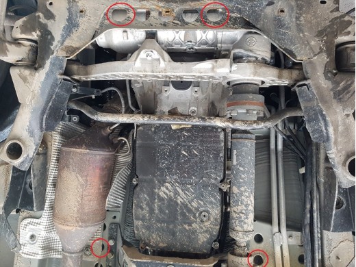 Ocelový kryt převodovky Mercedes Viano W639 - 4x4 - Automatická převodovka (2003-2014)Mercedes Viano