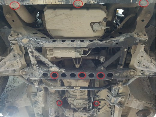 Ocelový kryt motoru Mercedes Viano W447 2.2 D, 4x2 (2014-2025)Mercedes Viano