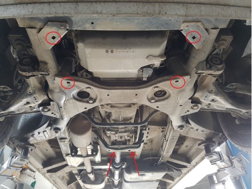 Ocelový kryt motoru Mercedes Vito W639 - 2.2 D 4x2 (2003-2014)Mercedes Vito