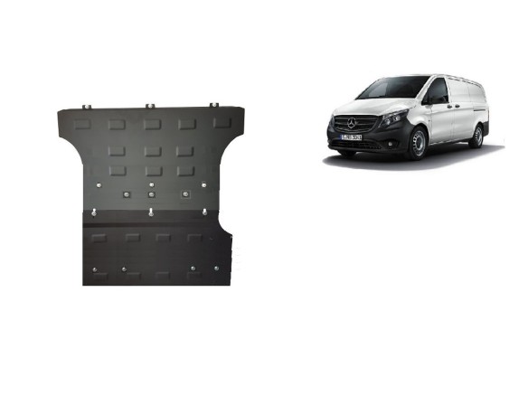 Ocelový kryt motoru Mercedes Vito W447 - 4X2 (2014-2025)Mercedes Vito