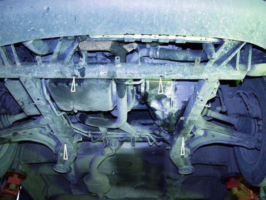 Ocelový kryt motoru Mercedes Vito (1996-2003)Mercedes Vito