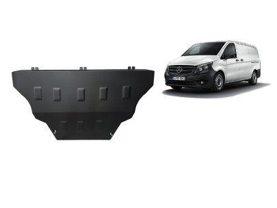 Ocelový kryt motoru Mercedes Vito W447, 4x2, 1.6 D (2014-2025)
