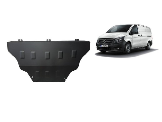 Ocelový kryt motoru Mercedes Vito W447, 4x2, 1.6 D (2014-2025)Mercedes Vito