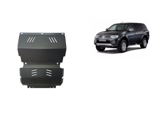 Ocelový kryt motoru Mitsubishi Pajero Sport 2 (2008-2016)Mitsubishi Shogun Sport