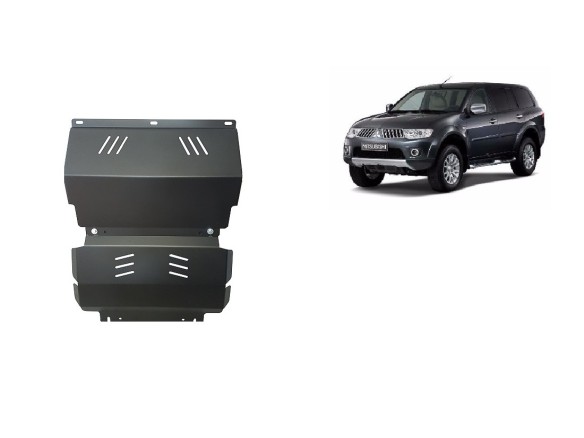 Ocelový kryt motoru Mitsubishi Pajero Sport 2 (2008-2016)Mitsubishi Shogun Sport