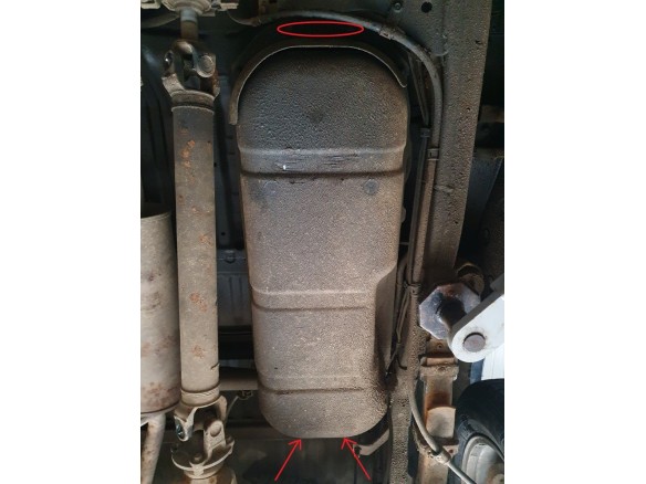 Ocelový kryt palivové nádrže Mitsubishi L 200 (2015-2025)Mitsubishi L200