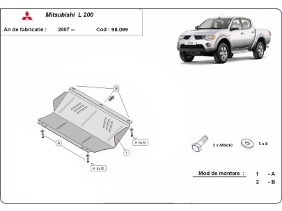 Ocelový kryt motoru Mercedes ML W164 (2005-2011)Startseite 2