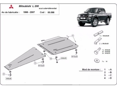 Ocelový kryt motoru Mercedes ML W164 (2005-2011)Startseite 2