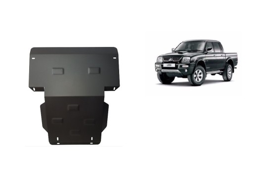 Ocelový kryt motoru Mitsubishi L200 (1998-2007)Mitsubishi L200