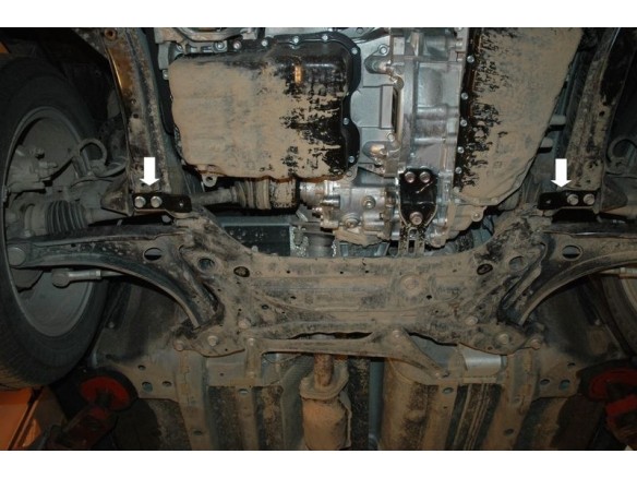 Ocelový kryt motoru Mitsubishi Outlander (2012-2021)Mitsubishi Outlander