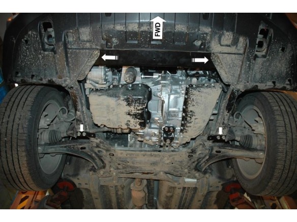 Ocelový kryt motoru Mitsubishi Outlander (2012-2021)Mitsubishi Outlander