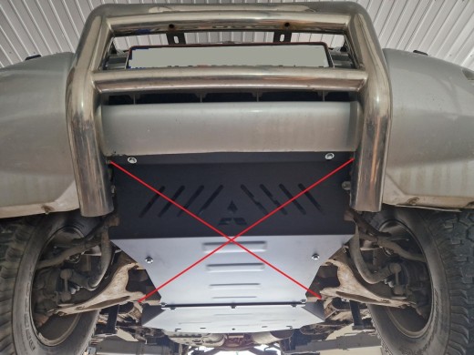 Ocelový kryt převodovky Mitsubishi Pajero 3 (V60, V70) Vers. 2.0 (1999-2007)Mitsubishi Shogun