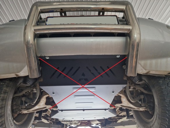 Ocelový kryt převodovky Mitsubishi Pajero 3 (V60, V70) Vers. 2.0 (1999-2007)Mitsubishi Shogun