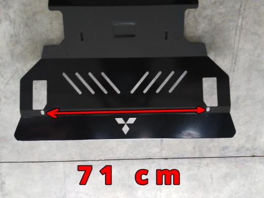 Ocelový kryt motoru Mitsubishi Pajero 3 (V60, V70) (1999-2007)Mitsubishi Shogun