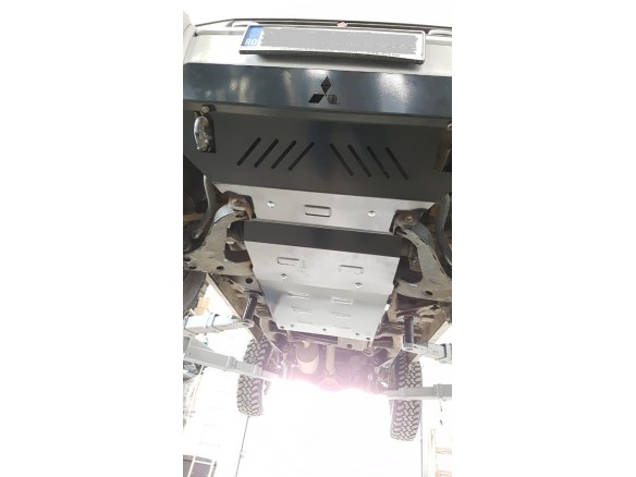 Ocelový kryt motoru Mitsubishi Pajero 3 (V60, V70) (1999-2007)Mitsubishi Shogun