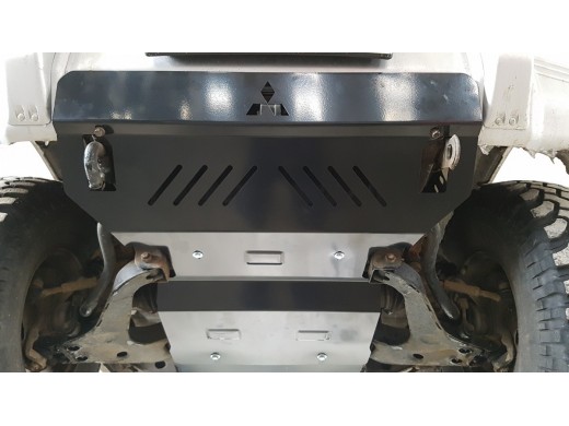 Ocelový kryt motoru Mitsubishi Pajero 3 (V60, V70) (1999-2007)Mitsubishi Shogun