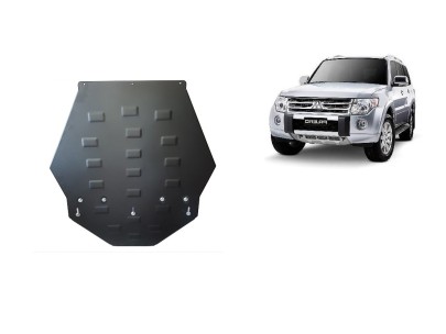 Ocelový kryt převodovky Mitsubishi Pajero 4 (V80, V90) (2007-2021)