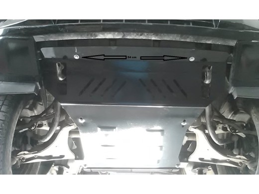 Ocelový kryt motoru Mitsubishi Pajero 4 (V80, V90) (2007-2021)Mitsubishi Shogun