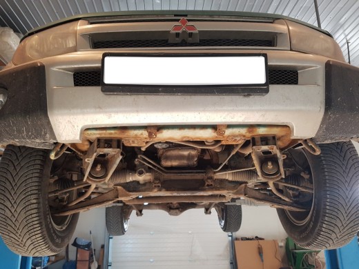 Ocelový kryt motoru Mitsubishi Pajero Pinin (1997-2007)Mitsubishi Shogun Pinin