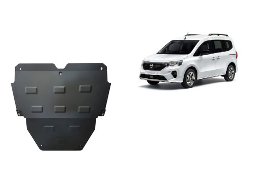 Ocelový kryt motoru Nissan Townstar (2021-2025)Nissan Townstar