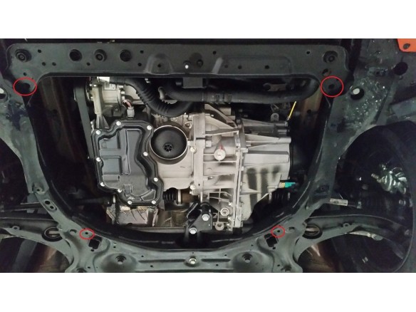 Ocelový kryt motoru Nissan Micra (2010-2016)Nissan Micra