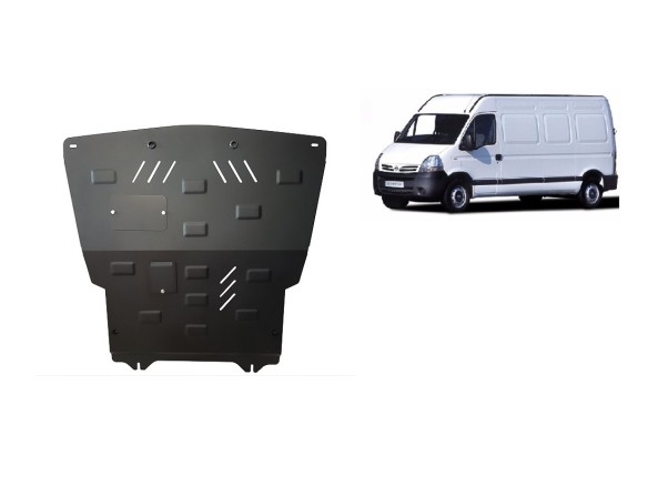 Ocelový kryt motoru Nissan Interstar (1998-2010)Nissan Interstar