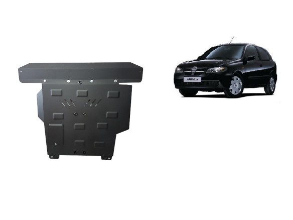 Ocelový kryt motoru Nissan Almera Tino (2000-2006)Nissan Almera