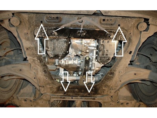 Ocelový kryt motoru Nissan Juke (2010-2019)Nissan Juke