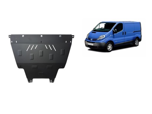 Ocelový kryt motoru Nissan Primastar (2001-2015)Nissan Primastar