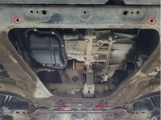 Ocelový kryt motoru Nissan Pulsar (2012-2018)Nissan Pulsar