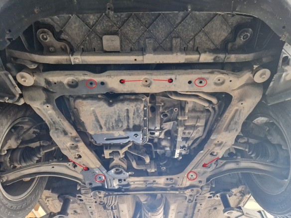 Ocelový kryt motoru Nissan Qashqai (2006-2013)Nissan Qashqai