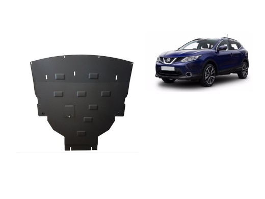 Ocelový kryt motoru Nissan Qashqai J11 (2013-2021)Nissan Qashqai